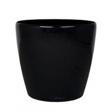 Pot décoratif - noir brillant