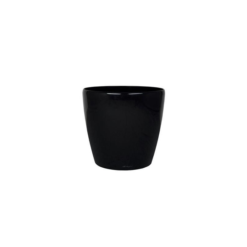 vente de pot décoratif-noir brillant (grosse taille)